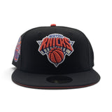 Black New York Knicks Orange Bottom 2026 Champs Side Patch New Era 59Fifty Fitted