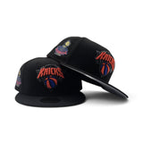 Black New York Knicks Gray Bottom 2025-2026 Champs Side Patch New Era 59Fifty Fitted