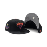 Black New York Knicks Gray Bottom 2025-2026 Champs Side Patch New Era 59Fifty Fitted