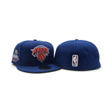 Royal Blue New York Knicks Gray Bottom 2025-2026 Champs Side Patch New Era 59Fifty Fitted