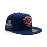 Royal Blue New York Knicks Gray Bottom 2025-2026 Champs Side Patch New Era 59Fifty Fitted
