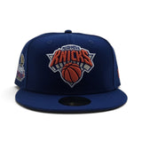 Royal Blue New York Knicks Gray Bottom 2025-2026 Champs Side Patch New Era 59Fifty Fitted