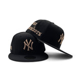 Black New York Yankees New Era Heritage Collection 59Fifty Fitted