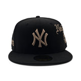 Black New York Yankees New Era Heritage Collection 59Fifty Fitted