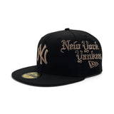 Black New York Yankees New Era Heritage Collection 59Fifty Fitted