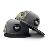 Storm Gray Chicago Cubs Black Visor Gray Bottom 1990 All Star Game Side Patch New Era 59Fifty Fitted