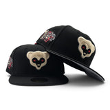 Black Chicago Cubs Gray Bottom 2025 Tokyo Series Side Patch New Era 59Fifty Fitted