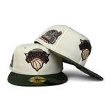 Off White New York Knicks Woodland Camo Visor Gray Bottom 1998 All Star Weekend Side Patch New Era 59Fifty Fitted