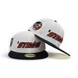 White Dashmark Mesh Houston 'stros Black Dashmark Mesh Visor Pink Bottom 35 Great Years Patch New Era 59Fifty Fitted