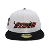 White Dashmark Mesh Houston 'stros Black Dashmark Mesh Visor Pink Bottom 35 Great Years Patch New Era 59Fifty Fitted