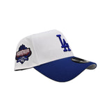 White Los Angeles Dodgers Palm Tree Logo Royal Blue Curved Brim Gray Bottom 40th Anniversary New Era 9Fifty A-Frame Snapback