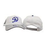 White Los Angeles Dodgers Gray Curved Brim Royal Blue Bottom 2024 World Series Side Patch New Era 9Forty Snapback