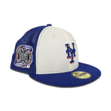White New York Mets Gray Bottom 2000 Subway Series Side Patch New Era 59Fifty Fitted