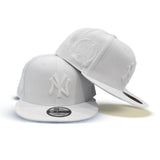 White New York Yankees Silver Bottom 2000 Subway Series Side Patch New Era 9Fifty Snapback