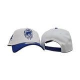White Paint Drip Chicago Cubs Royal Blue Curved Brim Gray Bottom Chicago Team Side Patch New Era A-Frame 9Forty Snapback