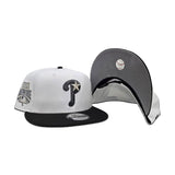 White Philadelphia Phillies Black Visor Gray Bottom 1996 All Star Game Side Patch New Era 9Fifty Snapback