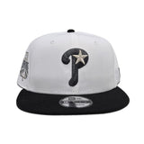 White Philadelphia Phillies Black Visor Gray Bottom 1996 All Star Game Side Patch New Era 9Fifty Snapback