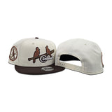 Off White St. Louis Cardinals Brown Visor Gray Bottom 1934 World Series Side Patch New Era 9Fifty Snapback