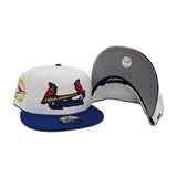 White St. Louis Cardinals Royal Blue Visor Gray Bottom 1931 World Series Side Patch New Era 9Fifty Snapback