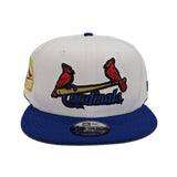 White St. Louis Cardinals Royal Blue Visor Gray Bottom 1931 World Series Side Patch New Era 9Fifty Snapback