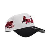 White St. Louis Cardinals Black Curved Brim Gray Bottom 1982 World Series Side Patch New Era A-Frame 9Forty Snapback