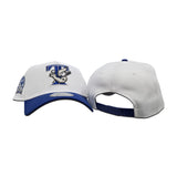 White Toronto Blue Jays Royal Blue Curved Brim Gray Bottom 30th Season Side Patch New Era A-Frame 9Forty Snapback