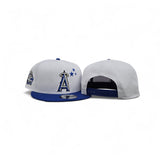 White 3 Stars Los Angeles Angels Royal Blue Visor Gray Bottom 40th Season Side Patch New Era 9Fifty Snapback