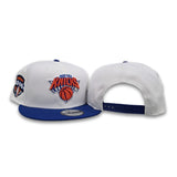 White New York Knicks Royal Blue Visor Gray Bottom 1946 Established Side Patch New Era 9Fifty Snapback