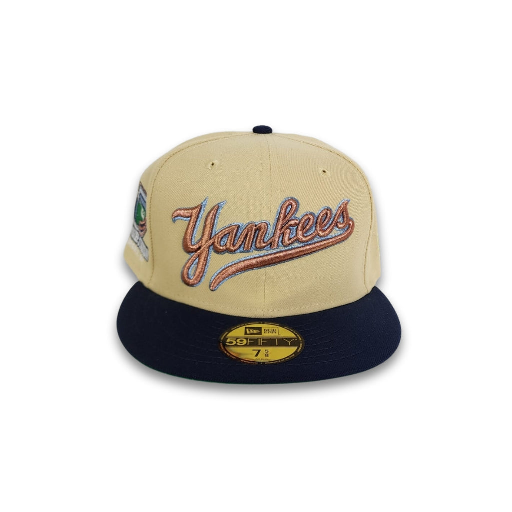 New York Yankees Patchwork Undervisor New Era Navy 59FIFTY Fitted Hat