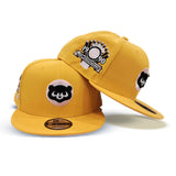 Yellow Chicago Cubs Pink Bottom 1990 All Star Game Side Patch New Era 9Fifty Snapback