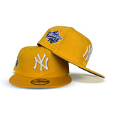 Yellow New York Yankees Gray Bottom 1999 World Series Side Patch New Era 59Fifty Fitted