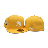 Taxi Yellow New York Yankees Gray Bottom 2009 World Series Side Patch New Era 59Fifty Fitted