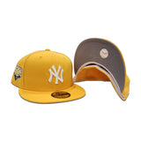 Taxi Yellow New York Yankees Gray Bottom 2009 World Series Side Patch New Era 59Fifty Fitted