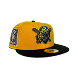 Yellow Pittsburgh Pirates Black Visor