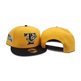 Yellow Toronto Blue Jays Black Visor Gray Bottom 25th Anniversary Side Patch New Era 9Fifty Snapback