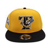 Yellow Toronto Blue Jays Black Visor Gray Bottom 25th Anniversary Side Patch New Era 9Fifty Snapback