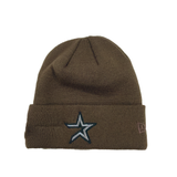 Brown Houston Astros New York Yankees 45th Anniversary Side Patch New Era Knit Beanies