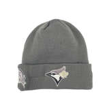 Dark Gray Toronto Blue Jays 20th Anniversary Side Patch New Era Knit Beanies