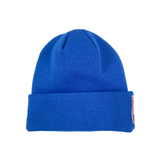 Royal Blue New York Knicks EST 1946 Side Patch New Era Knit Beanies