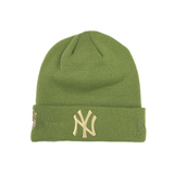 Olive Green New York Yankees 2000 World Series Side Patch New Era Knit Beanies