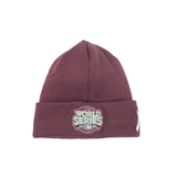 Maroon New York Yankees 2009 World Series Side Patch New Era Knit Beanies