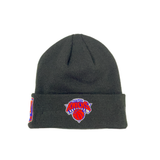 Black New York Knicks EST 1946 Side Patch New Era Knit Beanies