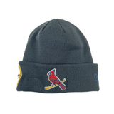 Navy Blue St. Louis Cardinals 1931 World Series Side Patch New Era Knit Beanies