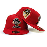 Red Pittsburgh Pirates Gray Bottom 1959 All Star Game Side Patch New Era 59Fifty Fitted