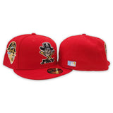 Red Pittsburgh Pirates Gray Bottom 1959 All Star Game Side Patch New Era 59Fifty Fitted