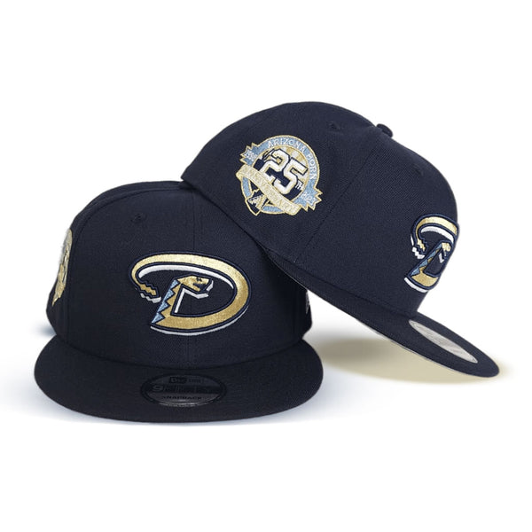 Navy Blue Arizona Diamondbacks 25th Anniversary New Era Snapback ...