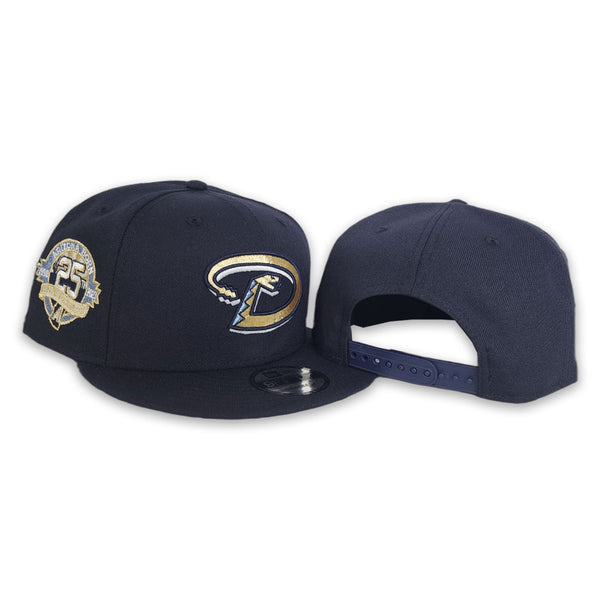 Navy Blue Arizona Diamondbacks 25th Anniversary New Era Snapback ...