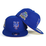 Royal Blue New York Mets Orange Bottom 40th Anniversary Side Patch 9Fifty Snapback