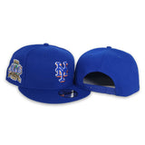 Royal Blue New York Mets Orange Bottom 40th Anniversary Side Patch 9Fifty Snapback
