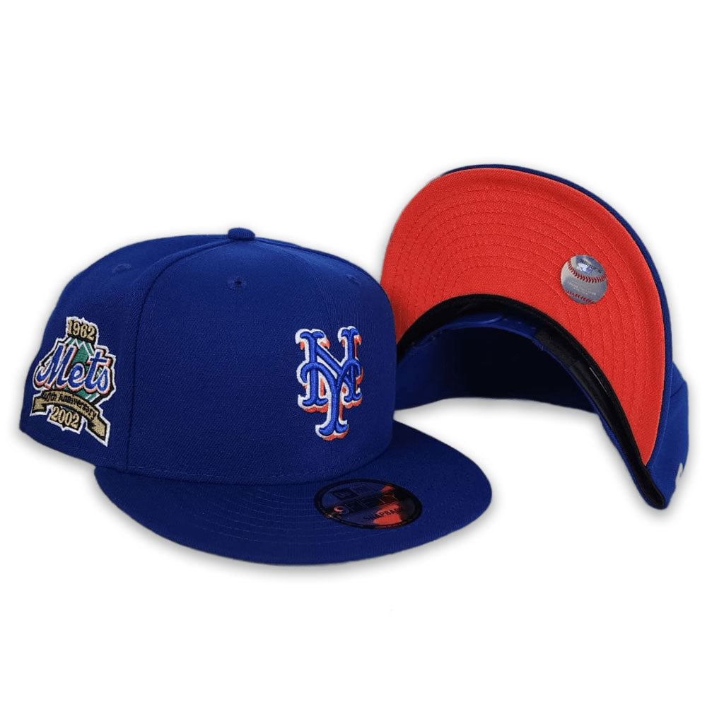 Royal Blue NY Mets 40th Anniversary Side Patch 9FIFTY Snapback